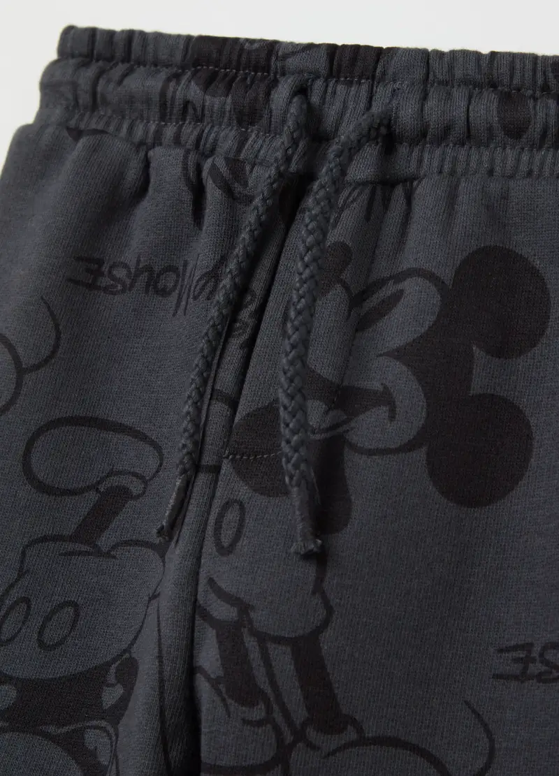 Joggers Con Coulisse E Stampa Topolino, Bambino, Grigio miniatura 3