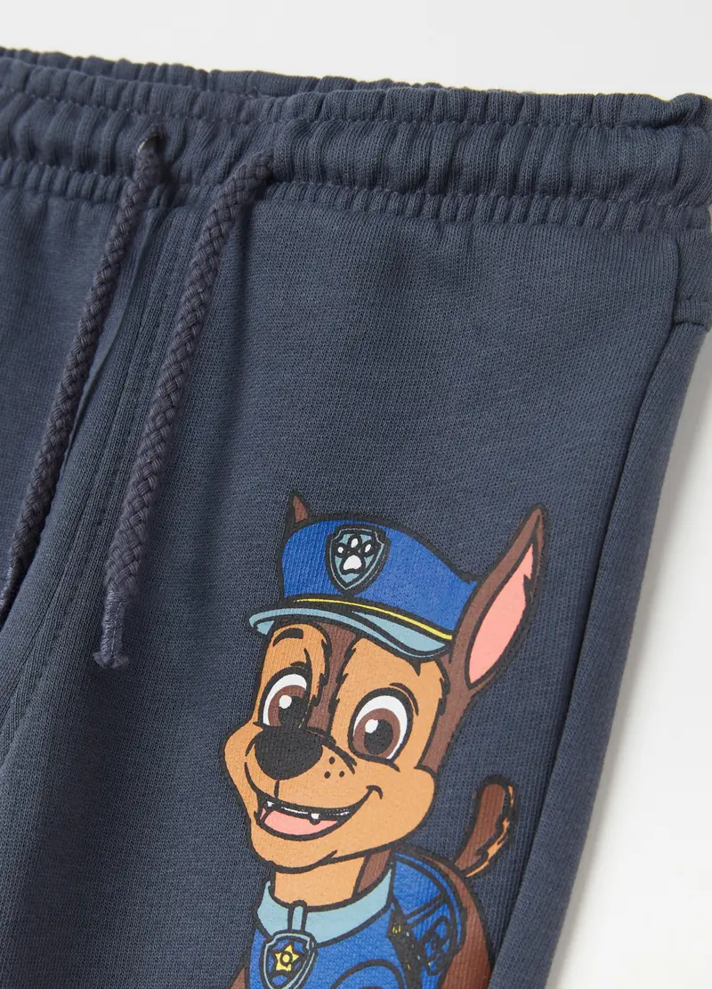 Joggers In Cotone Con Stampa Paw Patrol, Bambino, Grigio miniatura 3