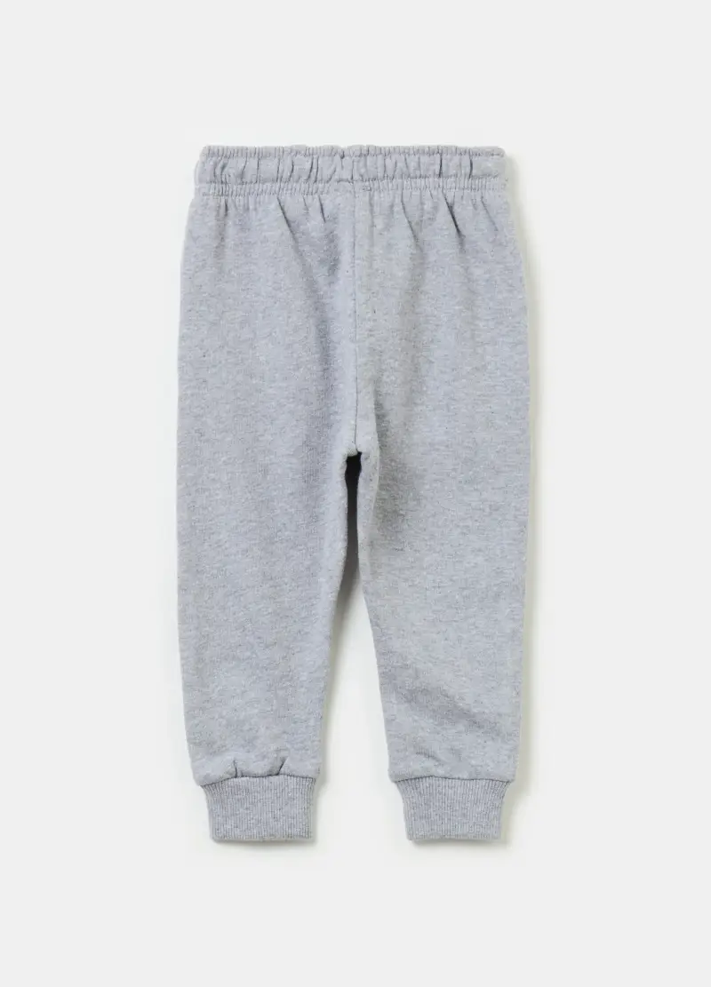 Joggers In Felpa Con Coulisse, Bambino, Grigio miniatura 2