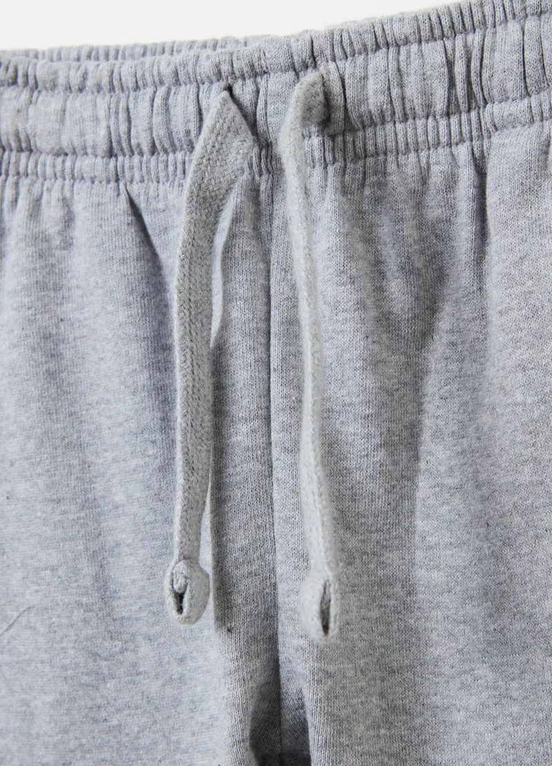 Joggers In Felpa Con Coulisse, Bambino, Grigio miniatura 3