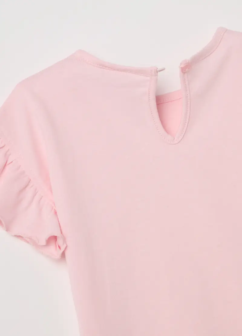 Jogging Set In Cotone Con Stampa Gattina, Bambina, Multicolor miniatura 3