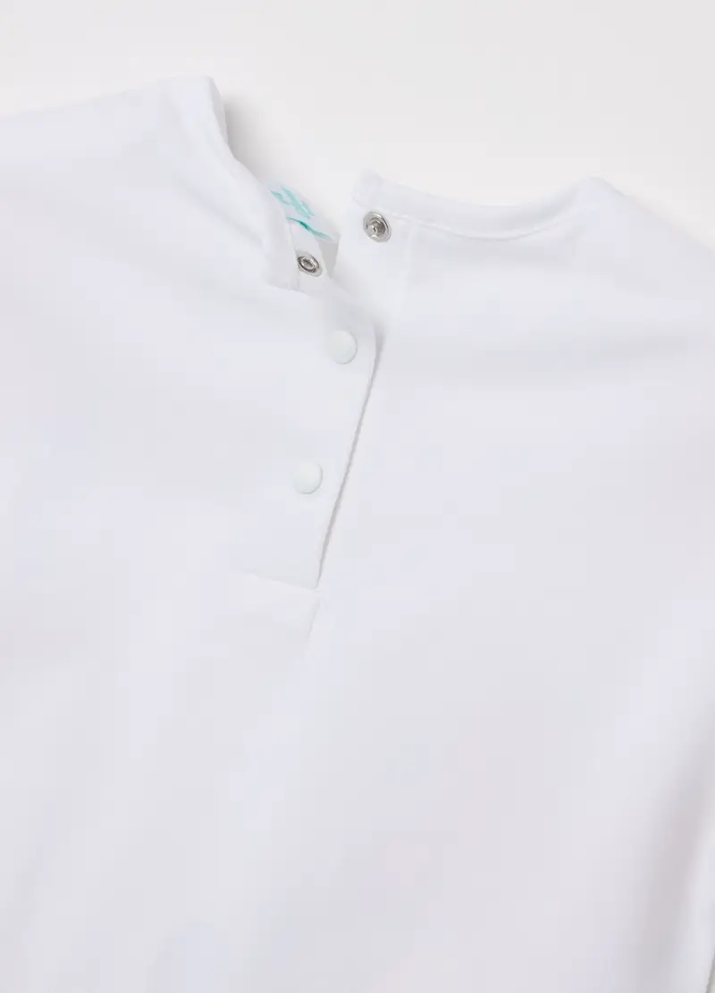 Jogging Set In Cotone Stretch Stampa Minnie E Paperina, Bambina, Multicolor miniatura 3