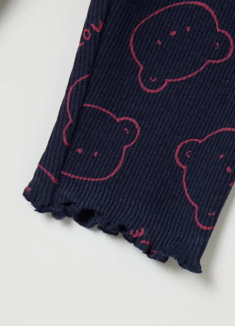 FAGOTTINO Leggings Bambina Blu 1175499 miniatura 2