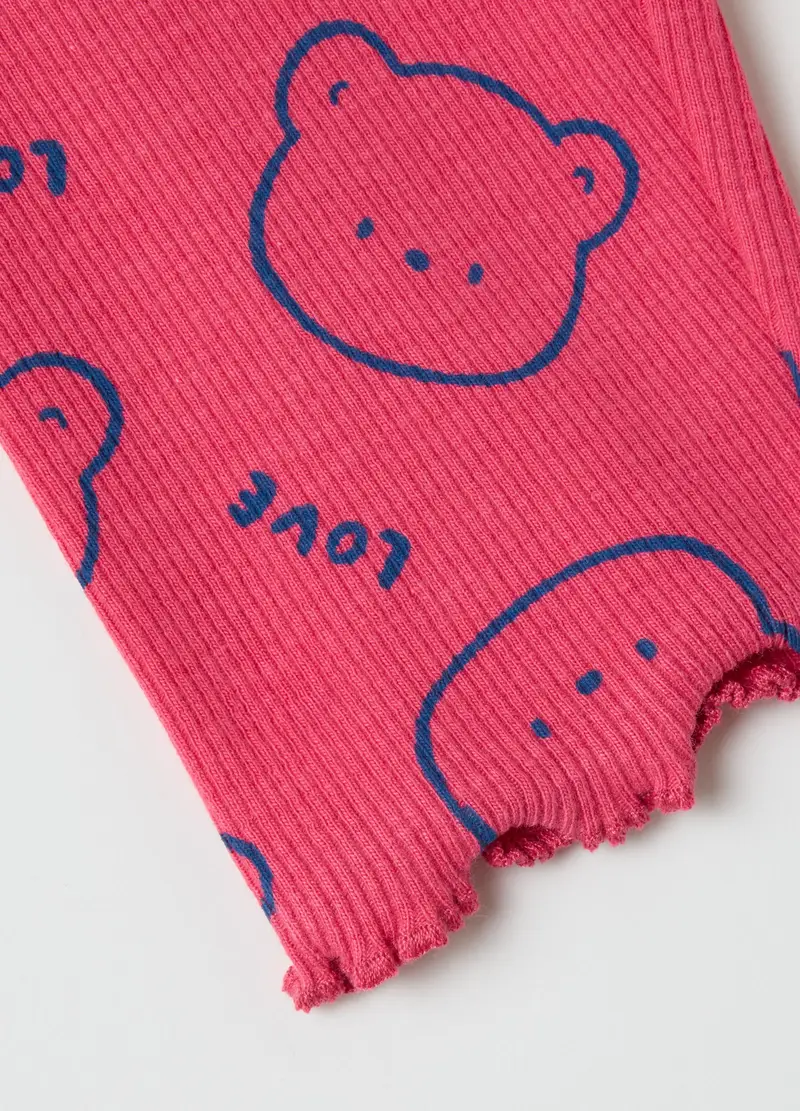 FAGOTTINO Leggings Bambina Rosa 1175498 miniatura 3