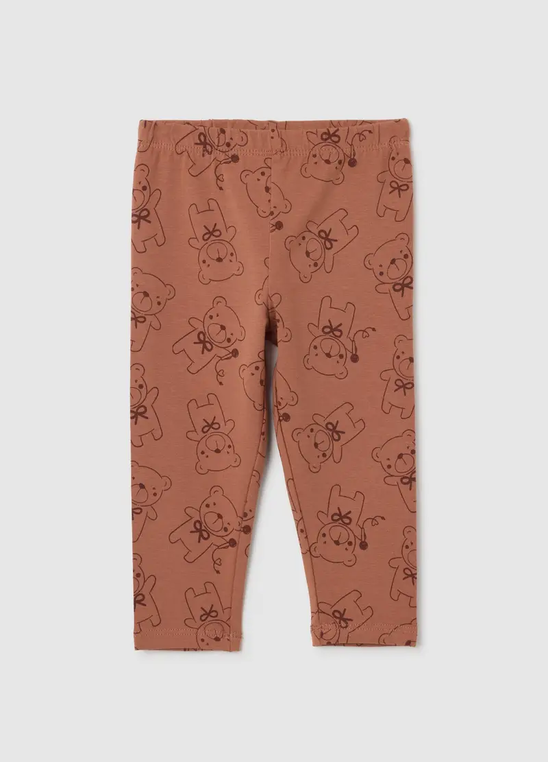 FAGOTTINO Leggings Bambina Marrone 1293551