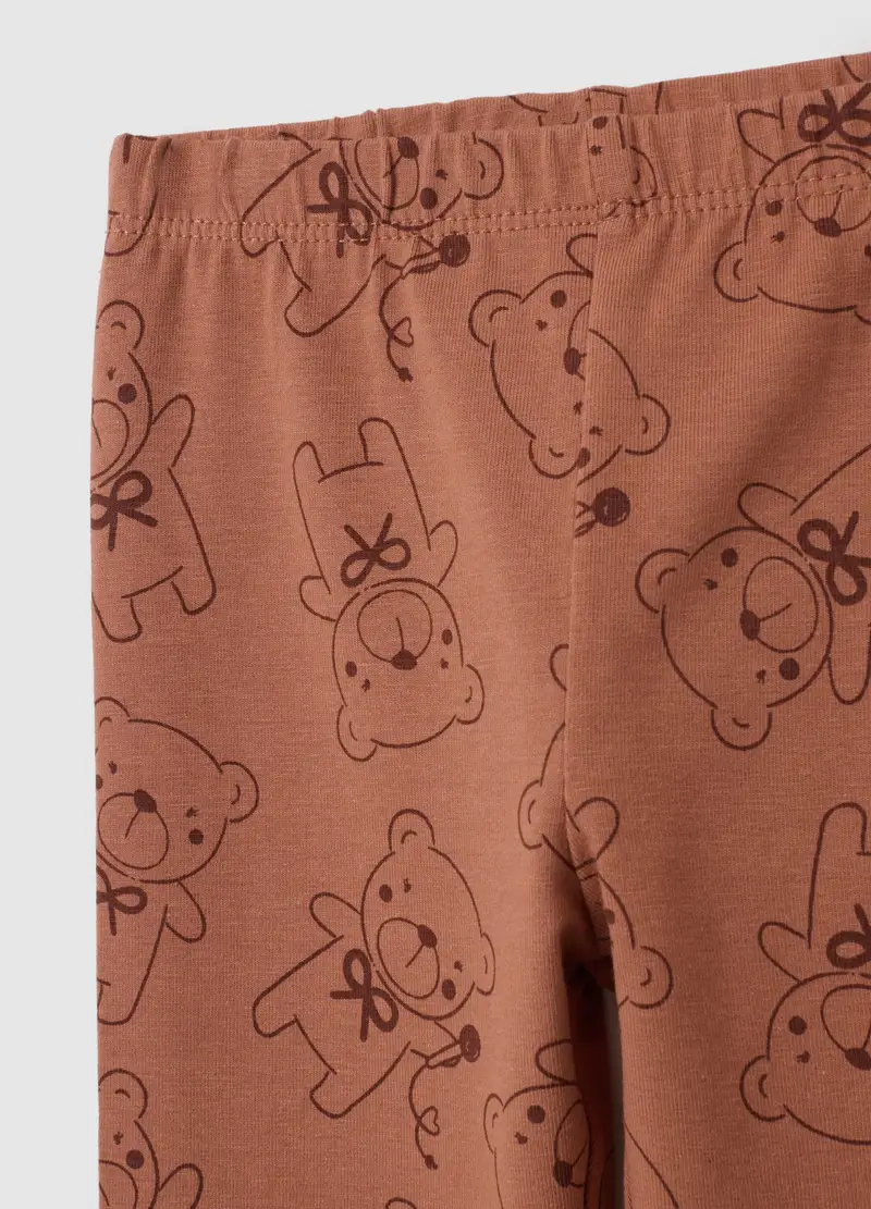 FAGOTTINO Leggings Bambina Marrone 1293551 miniatura 2