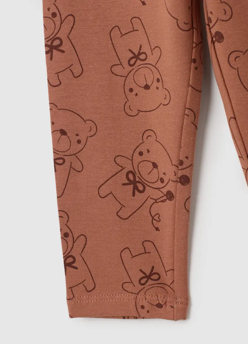 FAGOTTINO Leggings Bambina Marrone 1293551 miniatura 3