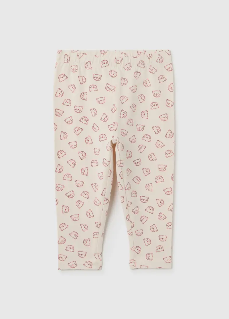FAGOTTINO Leggings Bambina Beige 4328805
