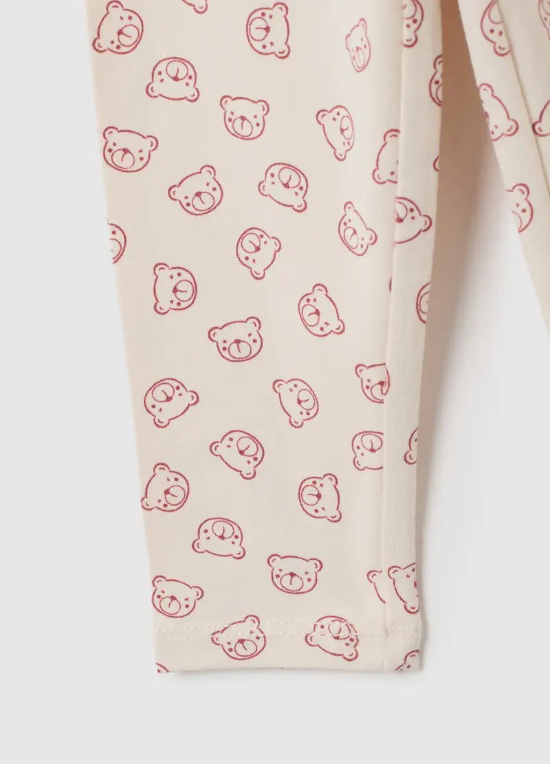 FAGOTTINO Leggings Bambina Beige 1305470 miniatura 3