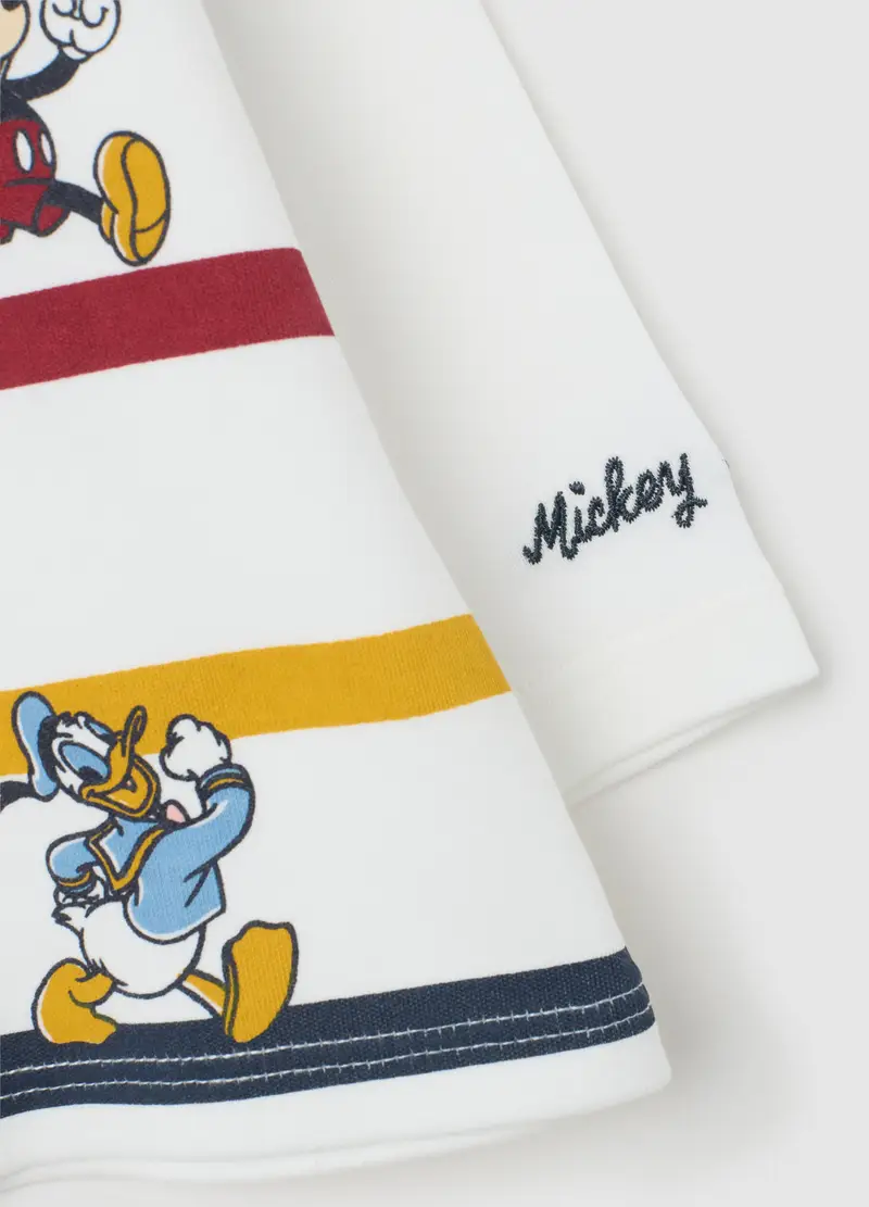 Maglia A Maniche Lunghe In Puro Cotone Multicolor Per Neonati, Neonato, Multicolor miniatura 3