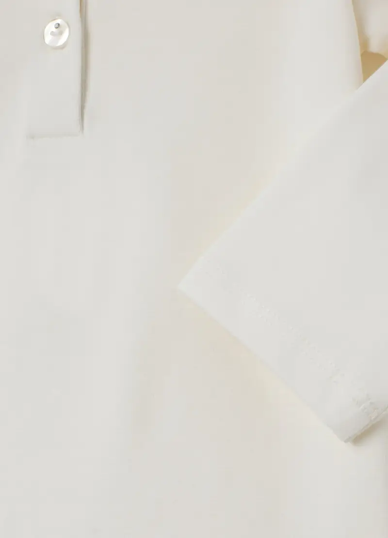 FAGOTTINO, Maglia Da Bambina In Cotone Elasticizzato Bianca Regular Fit, Bianco, Taglia: 12-18 miniatura 3