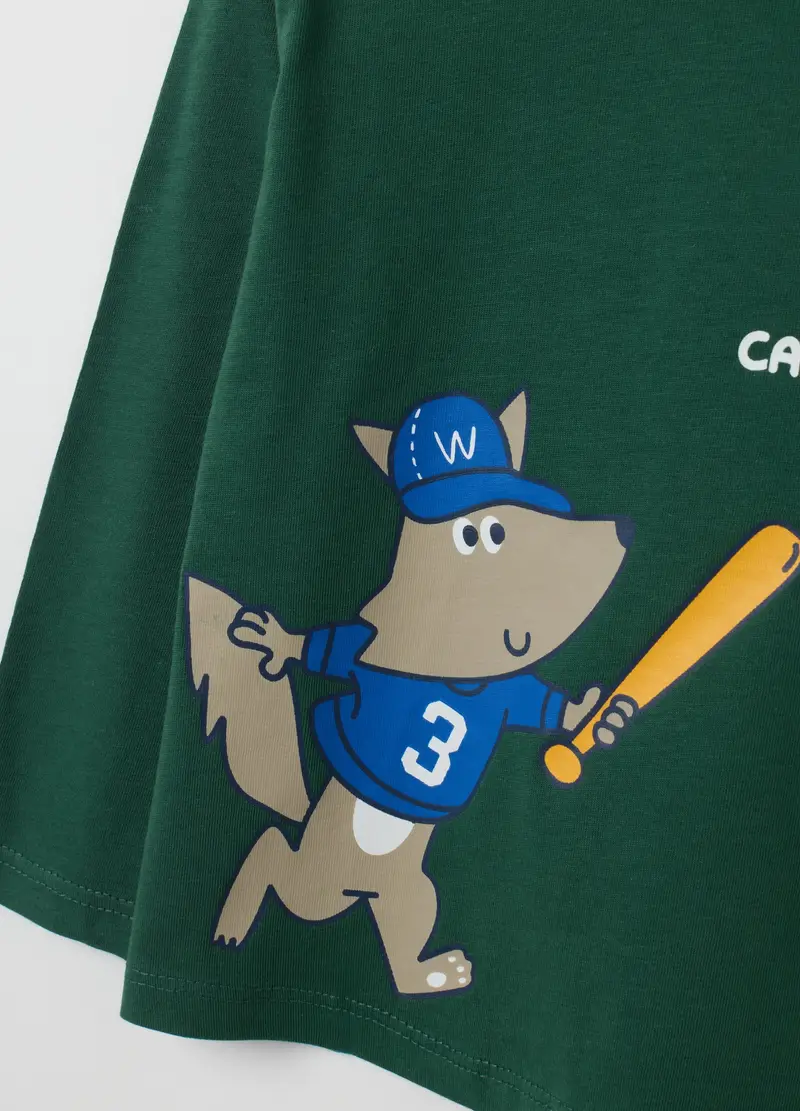 FAGOTTINO, Maglia Da Bambino In Puro Cotone Verde, Verde, Taglia: 12-18 miniatura 3