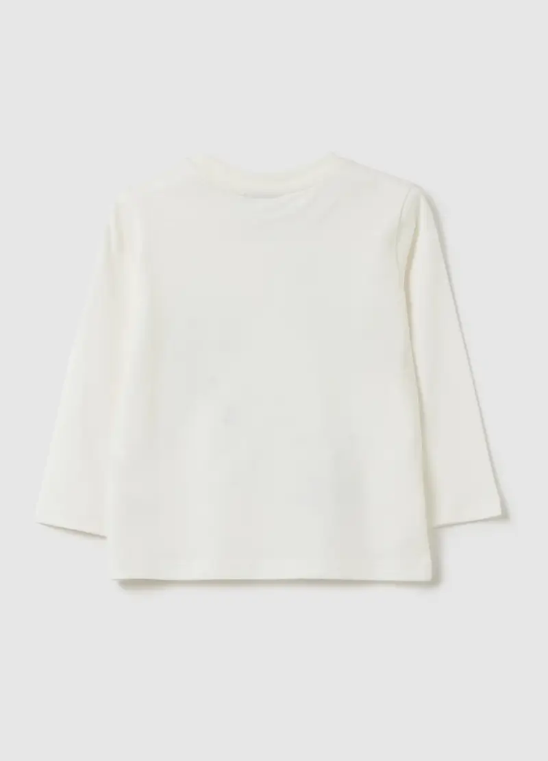 FAGOTTINO, Maglietta Da Bambino In Puro Cotone Bianca Regular Fit, Bianco, Taglia: 9-12 miniatura 3