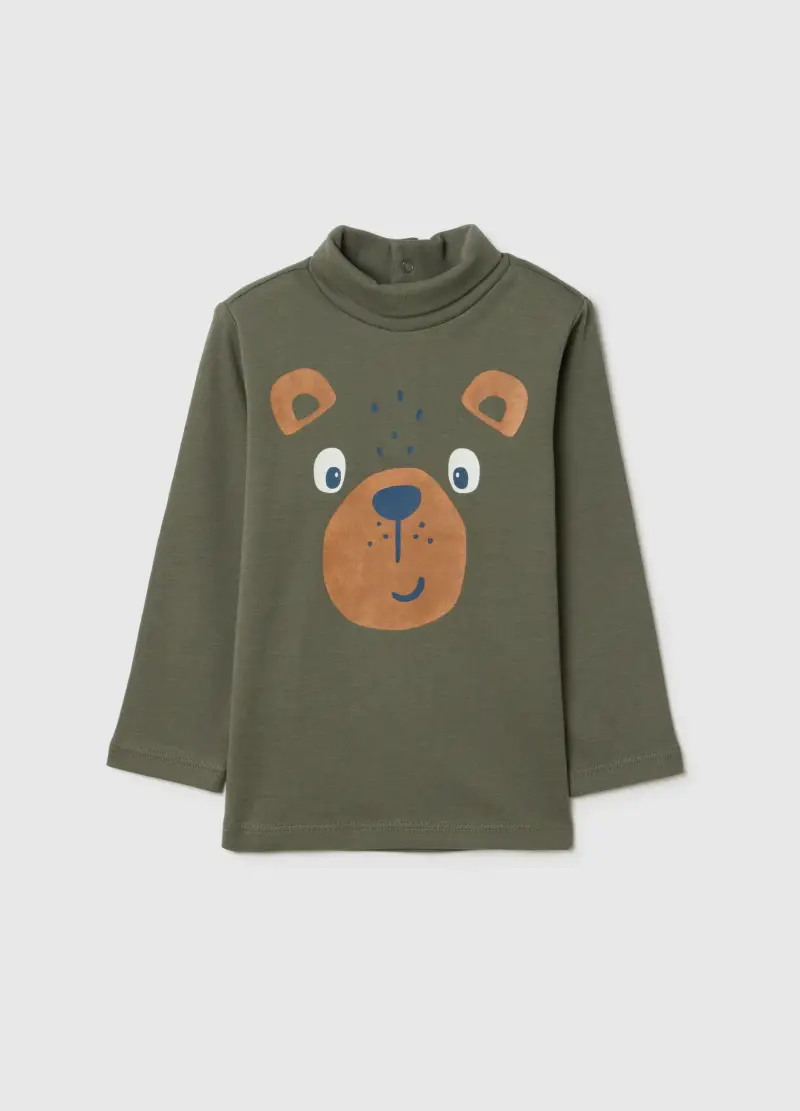 Maglietta Da Bimbo In Puro Cotone Verde Regular Fit, Bambino, Verde