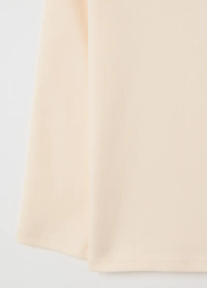 Maglietta Da Neonata In Puro Cotone Beige Regular Fit, Bambina, Beige miniatura 3