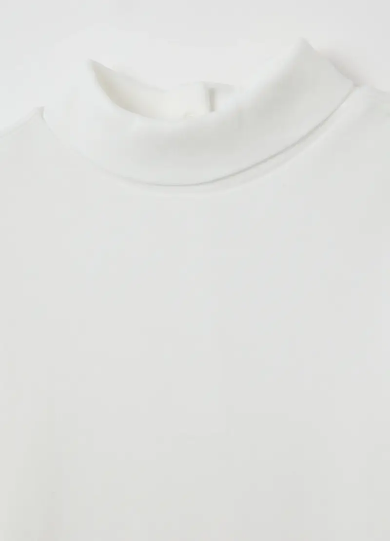 Maglietta Da Neonata In Puro Cotone Bianca Regular Fit, Bambina, Bianco miniatura 3