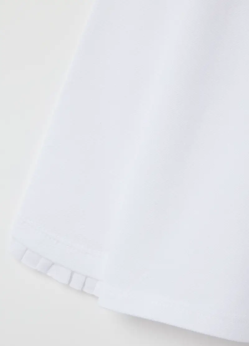 FAGOTTINO, Maglietta Da Neonata In Puro Cotone Bianca Regular Fit, Bambina, Bianco, Taglia: 9-12 miniatura 2