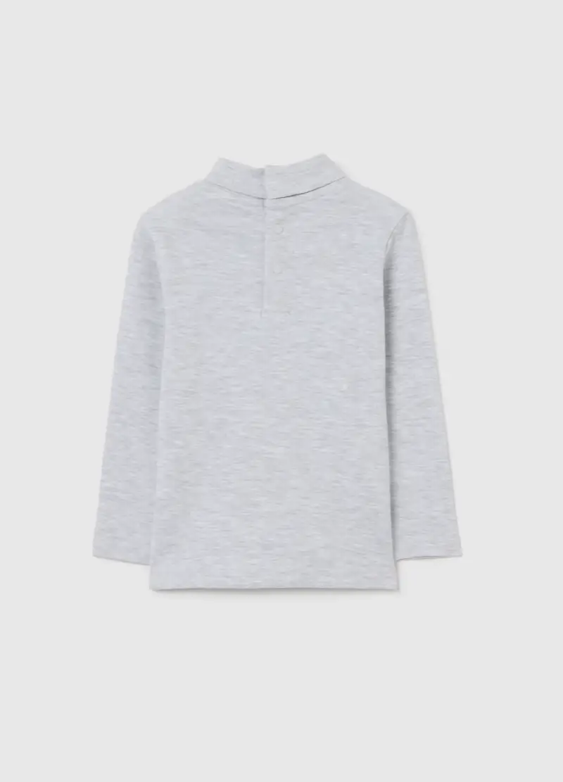 Maglietta Grigia A Maniche Lunghe Da Bimbo In Puro Cotone Regular Fit, Bambino, Grigio miniatura 2