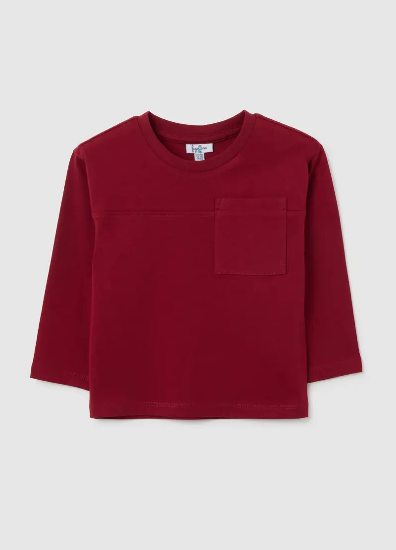 FAGOTTINO, Maglietta In Puro Cotone Rossa Regular Fit, Bambino, Rosso, Taglia: 12-18