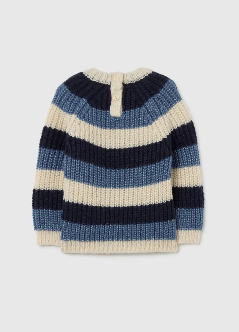 Maglione A Righe Multicolor Da Bimbo Regular Fit, Bambino, Multicolor miniatura 2