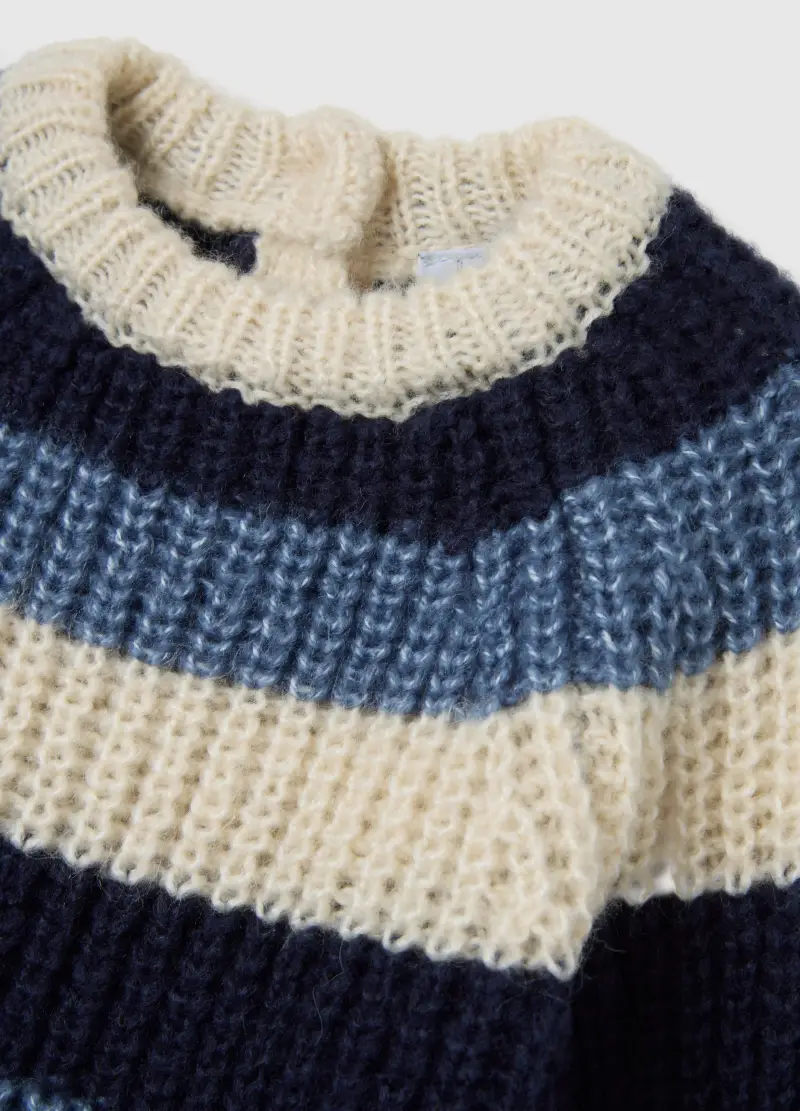 Maglione A Righe Multicolor Da Bimbo Regular Fit, Bambino, Multicolor miniatura 3