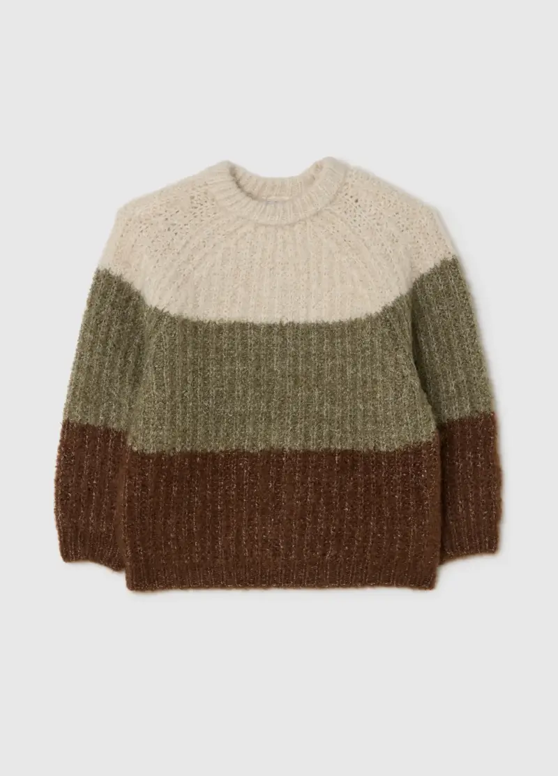 Maglione Multicolor Per Bambino, Beige