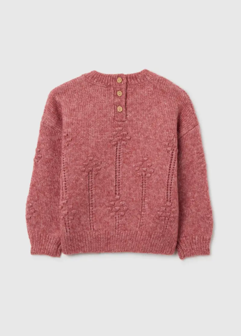 Maglione Per Bimba Rosa Regular Fit, Bambina, Rosa miniatura 2