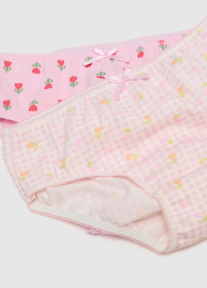 Multipack Mutandine In Puro Cotone Multicolor Da Neonata Regular Fit, Bambina, Multicolor miniatura 3