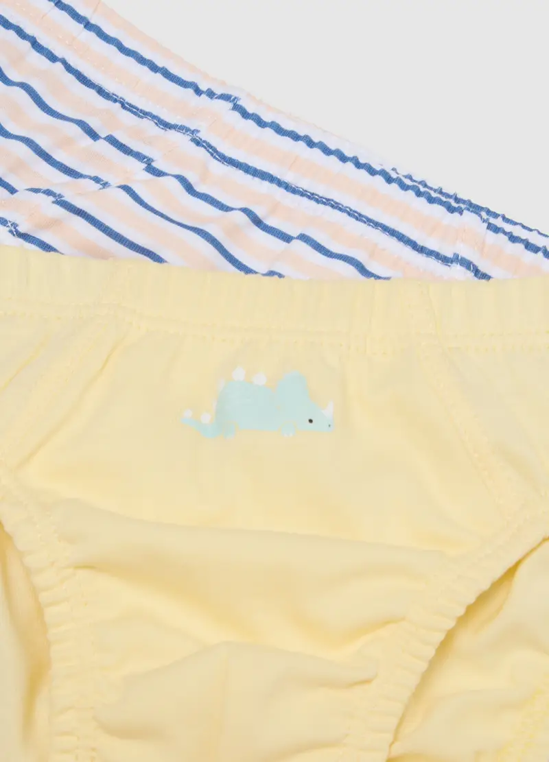 Multipack Mutandine In Puro Cotone Multicolor Per Neonati Regular Fit, Bambino, Multicolor miniatura 3