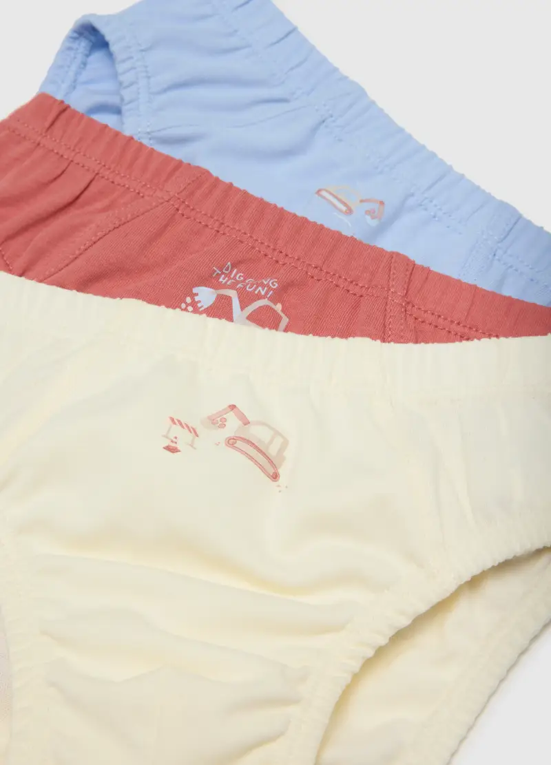 , Multipack Mutandine Multicolor Da Neonato In Puro Cotone Regular Fit, Bambino, Multicolor miniatura 3