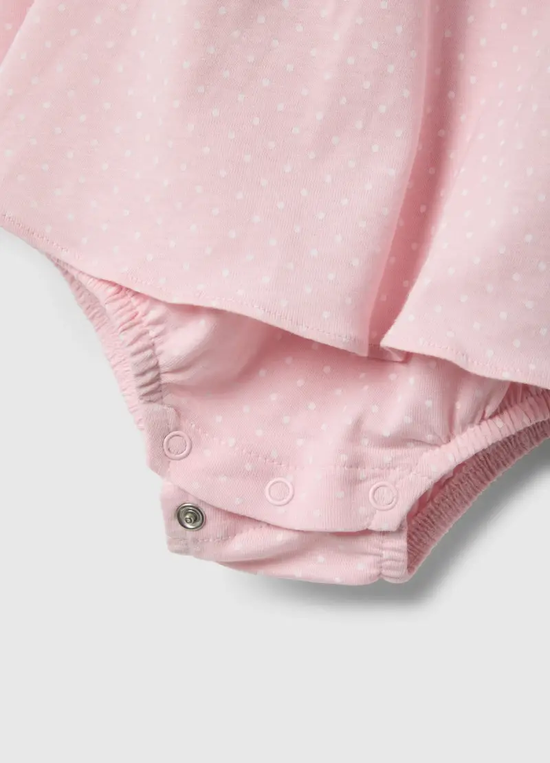 Pagliaccetto In Puro Cotone Multicolor Da Neonata, Multicolor miniatura 3