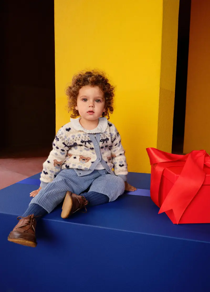 Pantaloni Azzurri A Gamba Larga Da Bimba, Bambina, Azzurro