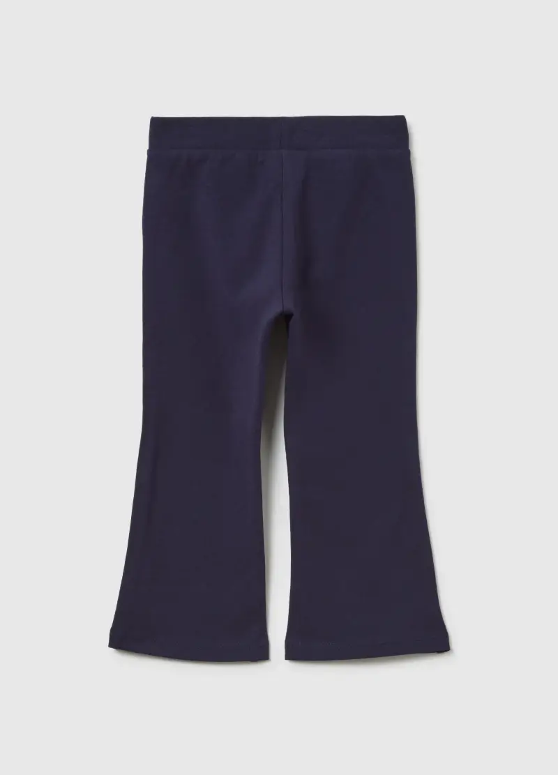 Pantaloni Blu A Zampa Da Bambina, Blu miniatura 2