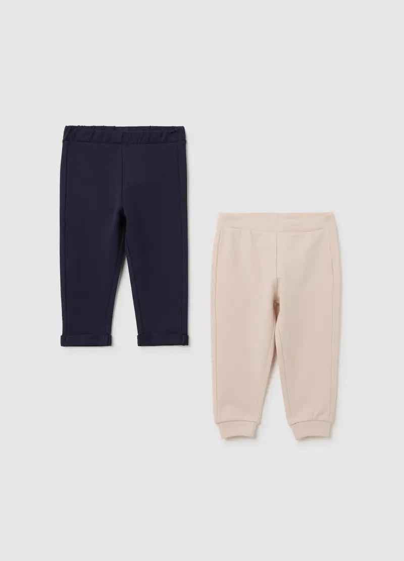 FAGOTTINO, Pantaloni Blu Elasticizzati Per Bambina, Blu, Taglia: 9-12