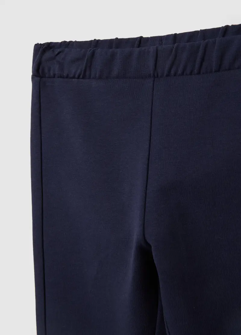 FAGOTTINO, Pantaloni Blu Elasticizzati Per Bambina, Blu, Taglia: 9-12 miniatura 2