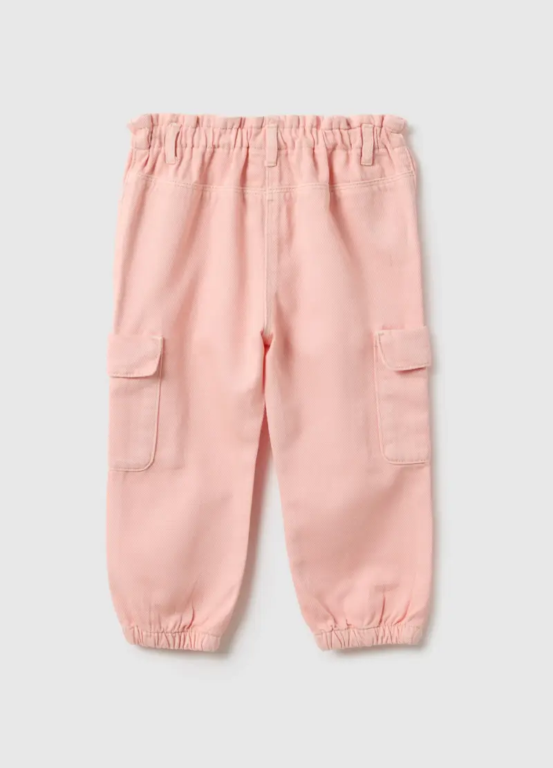 FAGOTTINO Pantaloni cargo Bambina Rosa 4154428 miniatura 2