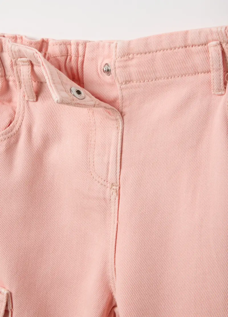 FAGOTTINO Pantaloni cargo Bambina Rosa 4154428 miniatura 3