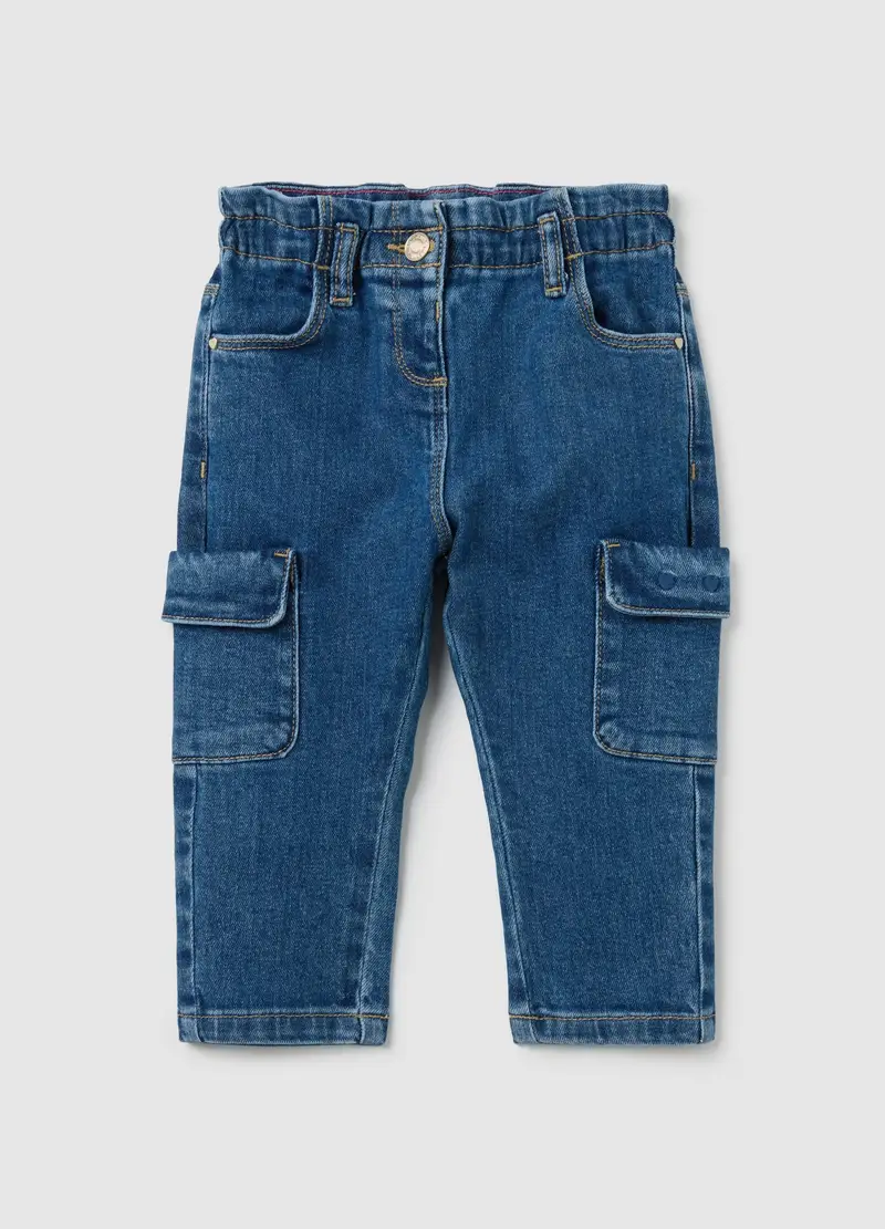 FAGOTTINO Pantaloni cargo Bambina Denim 1174821