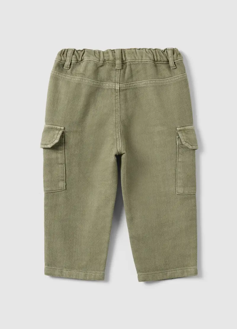 FAGOTTINO Pantaloni cargo Bambino Verde 4329476 miniatura 2