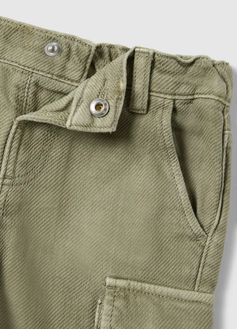 FAGOTTINO Pantaloni cargo Bambino Verde 4329476 miniatura 3