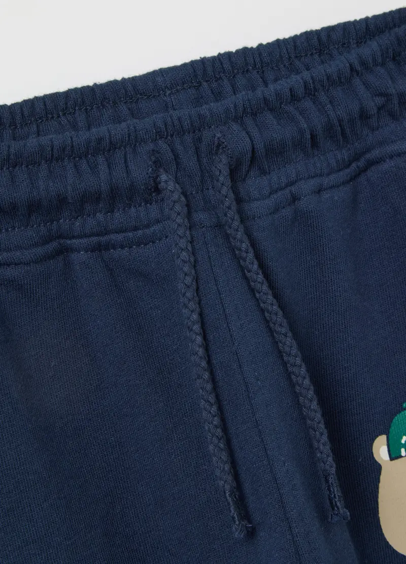 FAGOTTINO, Pantaloni Da Bambino In Puro Cotone Blu Regular Fit, Blu, Taglia: 9-12 miniatura 2