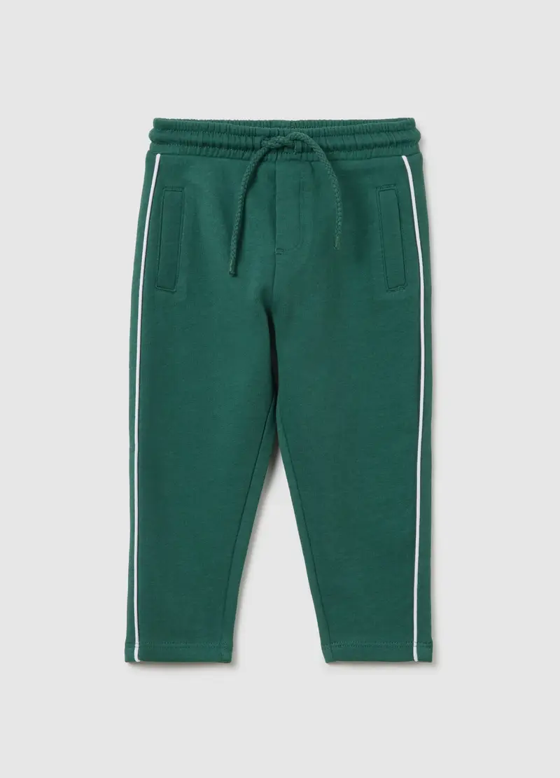 FAGOTTINO, Pantaloni Da Bambino In Puro Cotone Verde Regular Fit, Verde, Taglia: 12-18