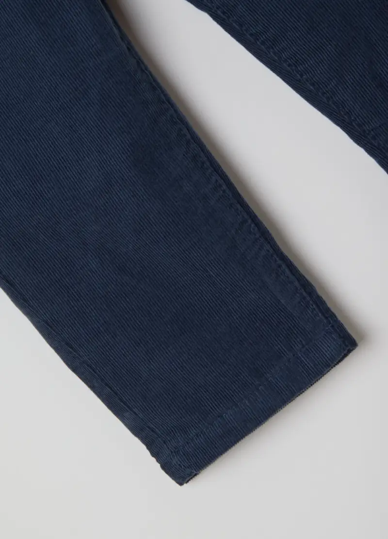 Pantaloni Da Bimbo In Puro Cotone Neri Regular Fit, Bambino, Nero miniatura 3