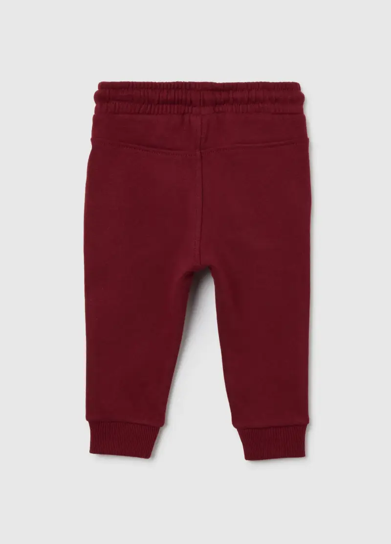 Pantaloni Da Bimbo In Puro Cotone Rossi Regular Fit, Bambino, Rosso miniatura 2
