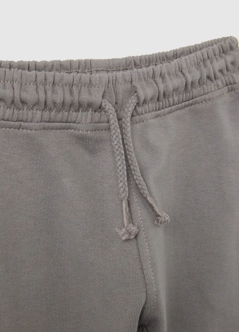 FAGOTTINO, Pantaloni Da Neonato In Puro Cotone Grigio Regular Fit, Bambino, Grigio, Taglia: 9-12 miniatura 2