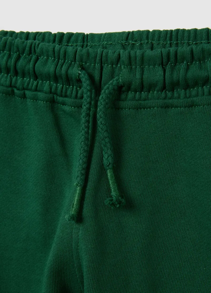 FAGOTTINO, Pantaloni Da Neonato In Puro Cotone Verde Regular Fit, Bambino, Verde, Taglia: 9-12 miniatura 2
