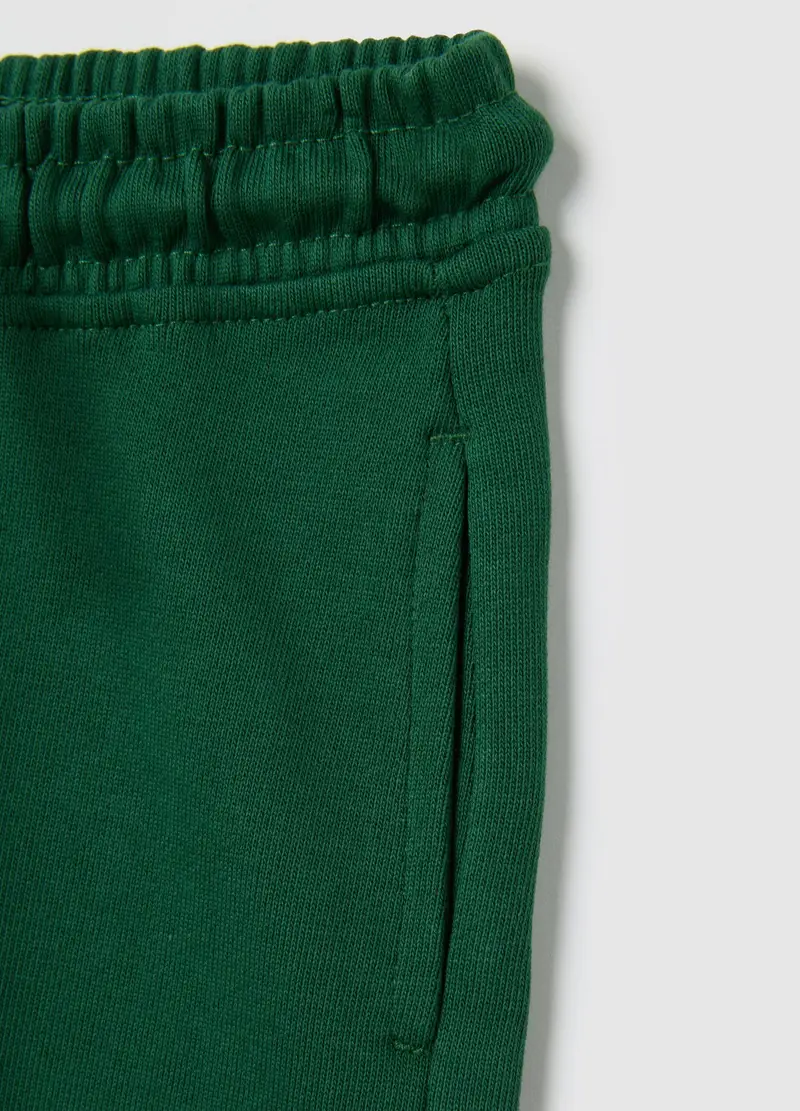FAGOTTINO, Pantaloni Da Neonato In Puro Cotone Verde Regular Fit, Bambino, Verde, Taglia: 9-12 miniatura 3