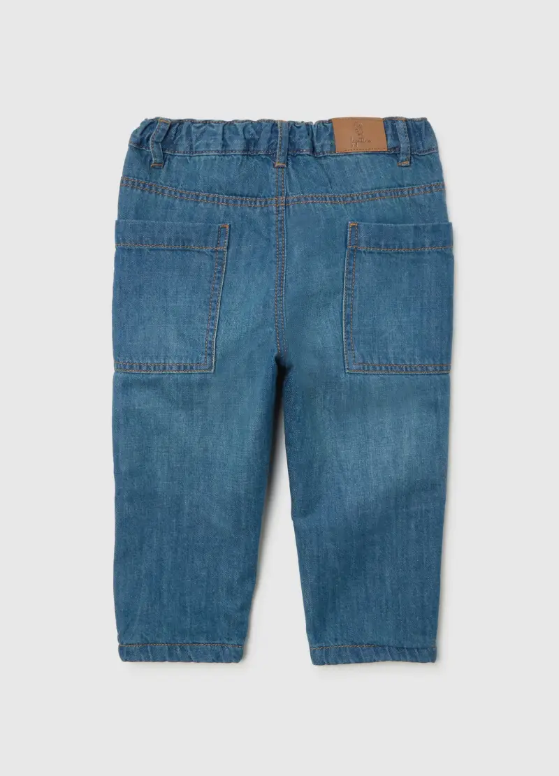 Pantaloni In Denim Per Bambino, Denim miniatura 2
