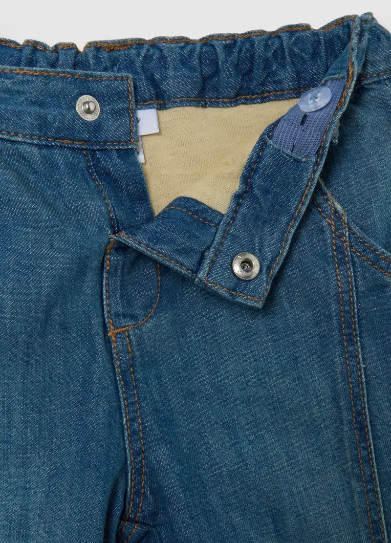 Pantaloni In Denim Per Bambino, Denim miniatura 3