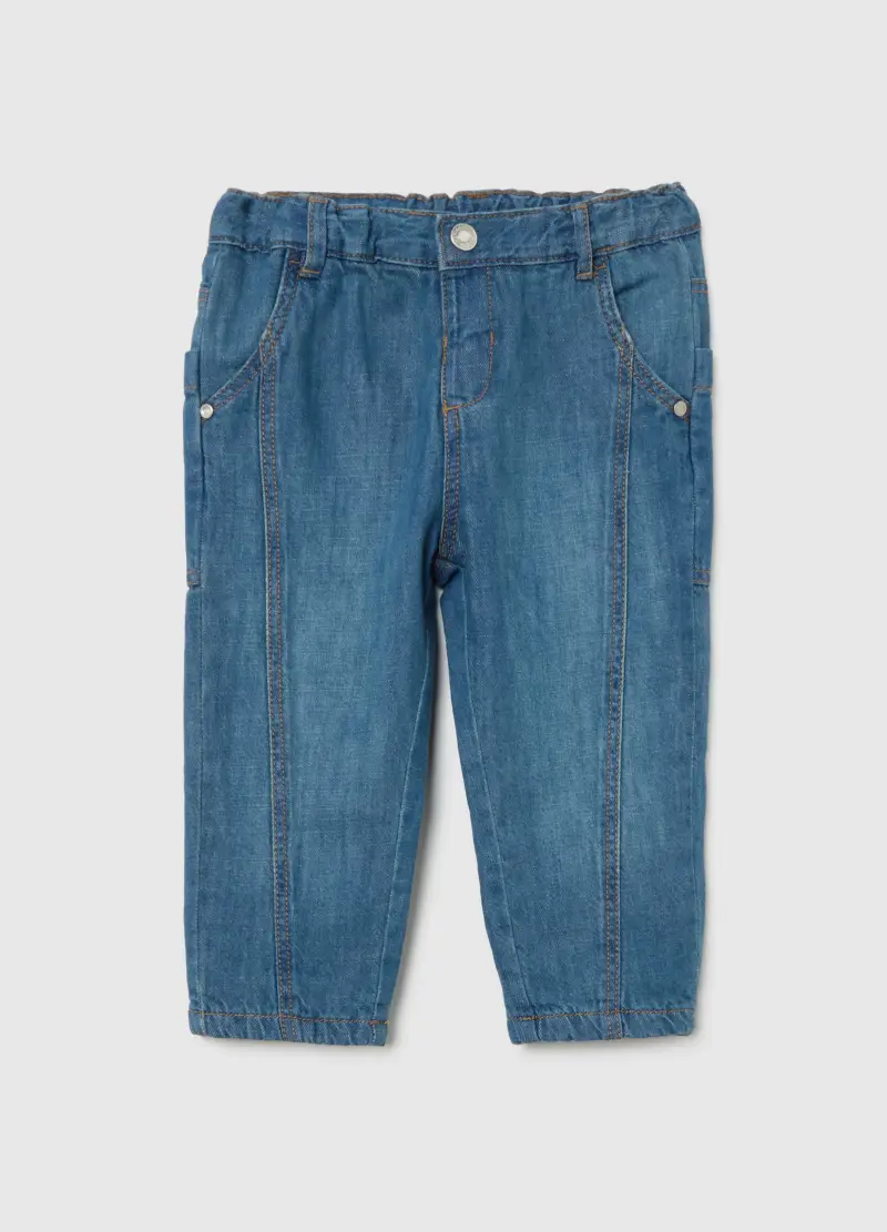 Pantaloni In Denim Per Bambino, Denim